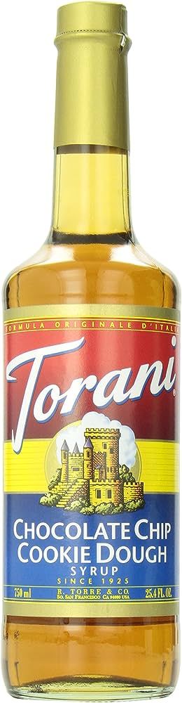Torani Chocolate Chip Cookie Dough Syrup, 750 ml | Amazon (US)