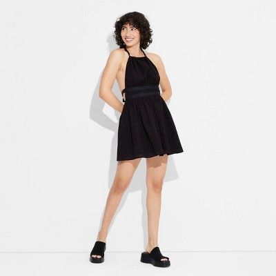 Women's Tie Back Mini Fit and Flare Dress - Wild Fable™ | Target