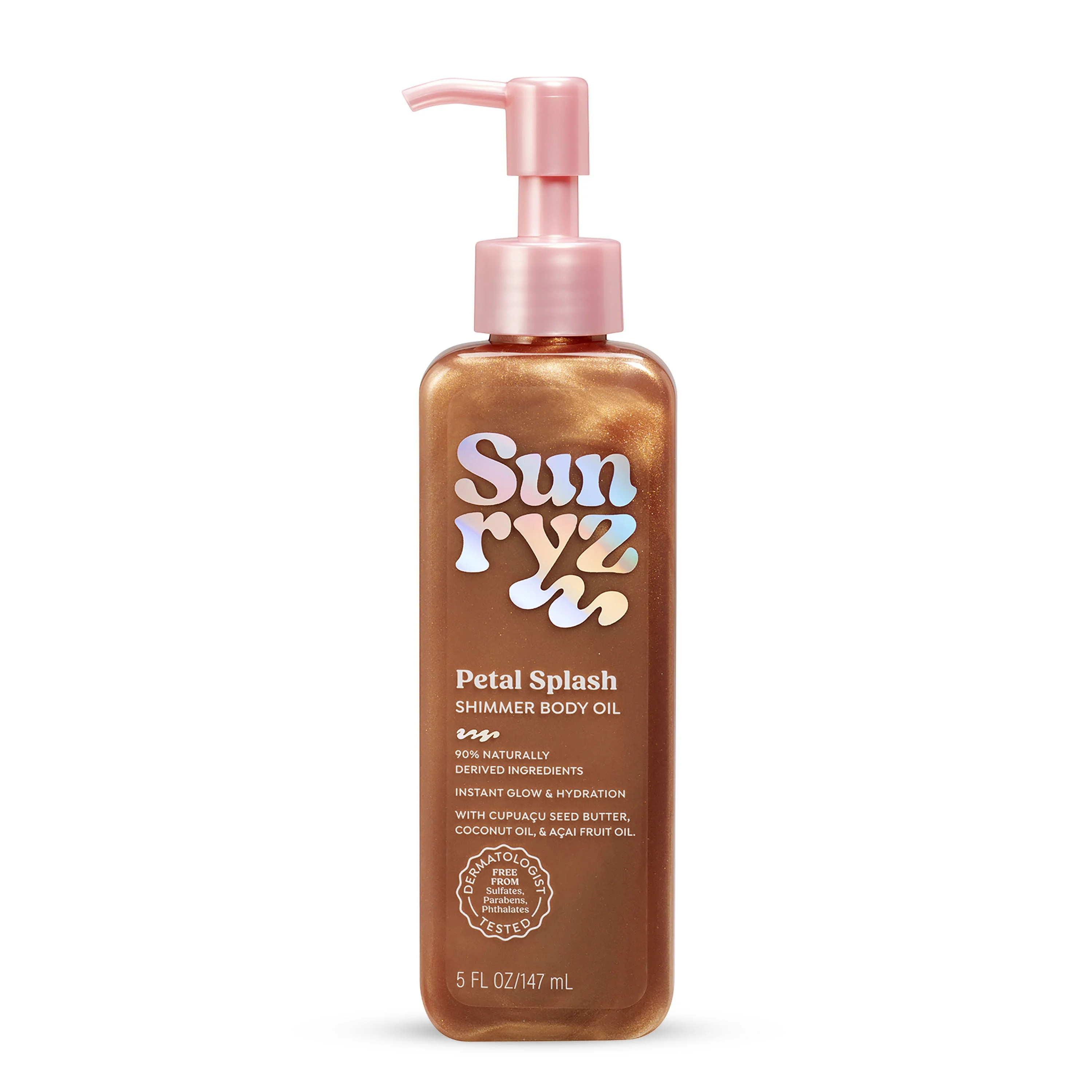 Sunryz Petal Splash Shimmer Body Oil, 5 fl oz | Walmart (US)