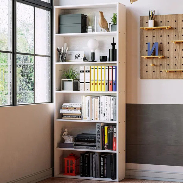 Carlens 70.8'' H x 23.8'' W Wood Standard Bookcase | Wayfair North America