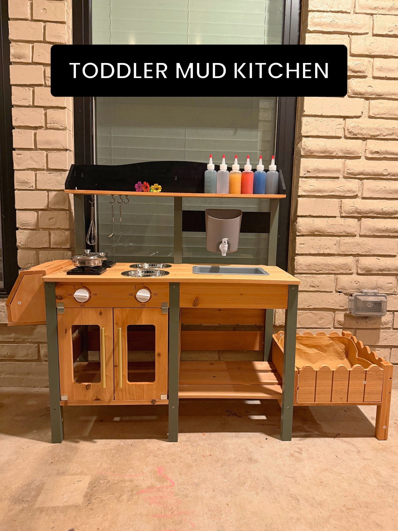 This awesome toddle mud kitchen turned out AMAZING! 🪴 Was easy to build, affordable/on-sale & it looks great! 😍🔗

Also came with a critter observatory + planter box & cups, pot/pan + utensils & water spout bucket sink! 💦👏🏼 #LTKtoddlermom #LTKtoddlers #LTKtoddler #LTKmom #LTKgirlmom #LTKmudkitchen #LTKoutdoorkitchen #LTKbackyardtoys

#LTKKids #LTKHome #LTKmomlife