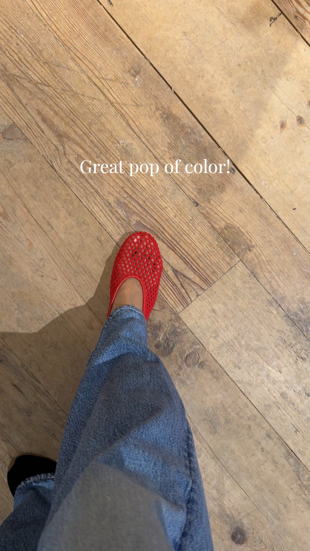 Spring outfit. Spring shoes. Spring break. Vacation  Ballet flats. Mesh flats. Mesh shoes. 
These are even cuter in person. Comfy and seem to be good quality for a delicate shoe. 
True to size. 
Footbed seems a bit cushiony. 
Also comes in red and dark brown. 


#LTKootd #LTKTravel #LTKOver40