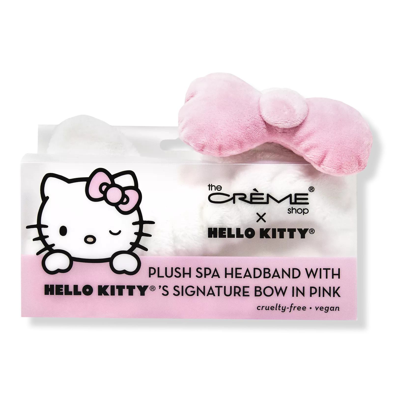 Hello Kitty Plush Spa Headband with Signature Bow-Pink | Ulta