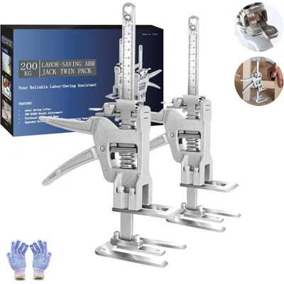 Eden Life Labor Saving Arm Jack 2 Pack, Metal Furniture Hand Lifting Tool Jack, Arm Lift Tool Load-bearing 440lb, Multifunctional Hand Jack, Height Ad | Wayfair North America