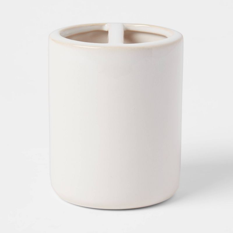 Ceramic Toothbrush Holder White - Threshold™ | Target