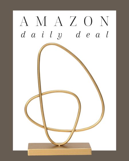 Amazon daily deal ✨ over 50% off this tabletop sculpture! Style on a bookcase or entryway console. 

Tabletop sculptures, sculptures, bookcase decor, coffee table decor, accent decor, decorative accessories, sale, sale alert, sale find, bedroom, living room, resting area, family room, dining room, entryway, Modern home decor, traditional home decor, budget friendly home decor, Interior design, look for less, designer inspired, Amazon, Amazon home, Amazon must haves, Amazon finds, amazon favorites, Amazon home decor #amazon #amazonhome

#LTKfindsunder50 #LTKsalealert #LTKhome