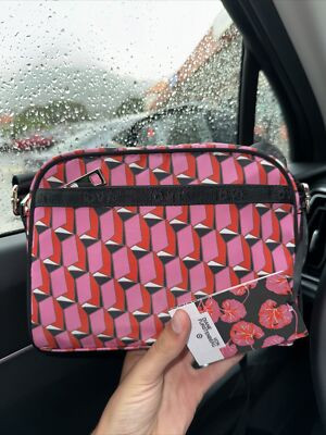 DIANE VON FURSTENBERG X TARGet PINK MODERN Geo CAMERA BAG - DVF for TARGET -NWT  | eBay | eBay US