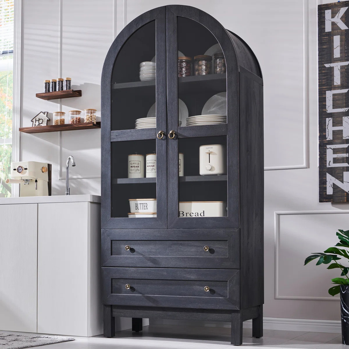 Cardentey Arched Storage Cabinet | Wayfair North America