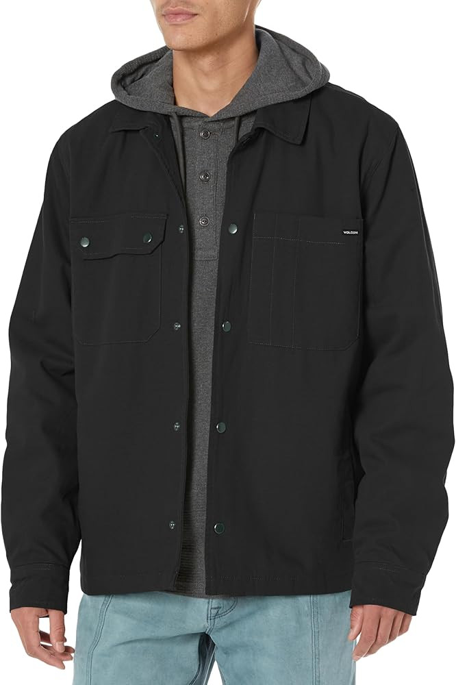 Volcom Men's Larkin Overshirt Button Jacket | Amazon (US)