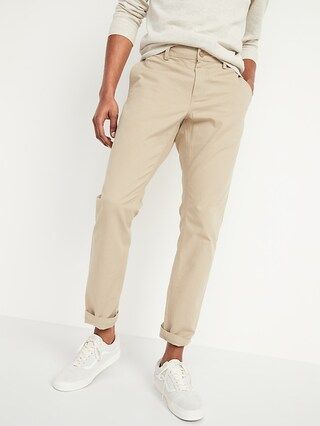 Athletic Taper Lived-In Khaki Non-Stretch Pants for Men | Old Navy (US)
