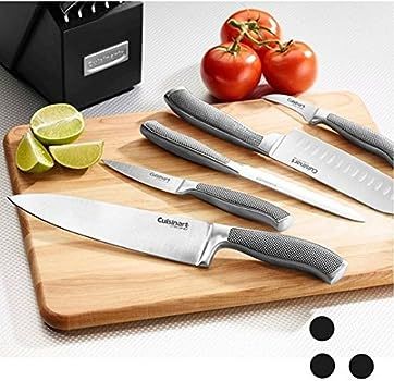 Cuisinart C77SS-15P Graphix Collection 15-Piece Cutlery Knife Block Set, Stainless Steel | Amazon (US)