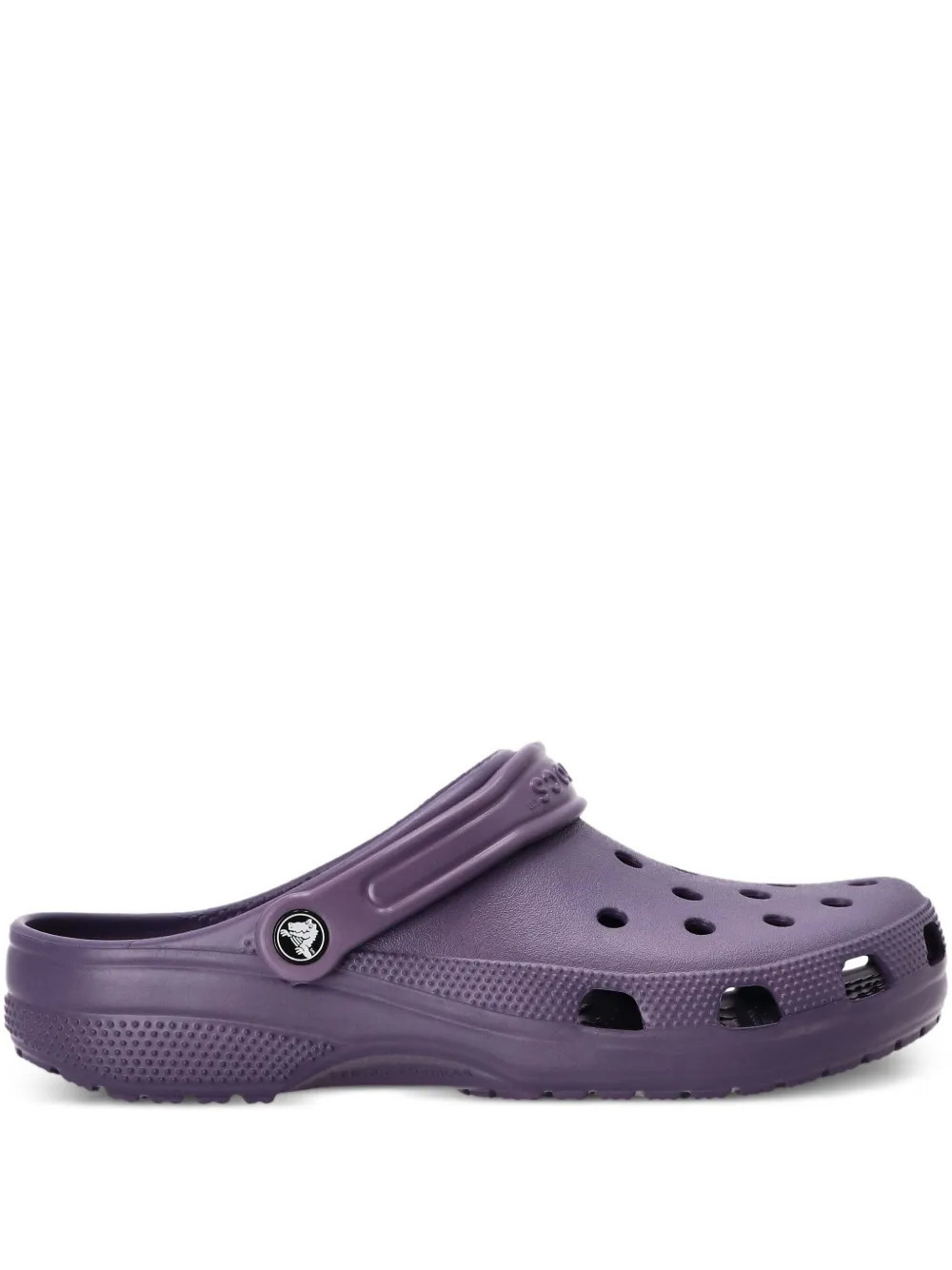 Crocs perforated-detail sandals - Purple | Farfetch Global