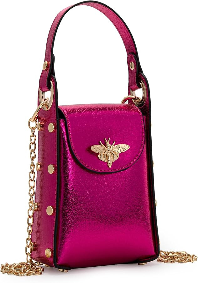 Milan Chiva Small Crossbody Purses for Women Trendy Cellphone Purses with Removable Chain Strap | Amazon (US)