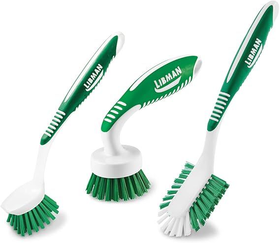 Libman Kitchen Brush Kit | Cleaning Brush | Kitchen Brush | Curved Kitchen Brush | All-Purpose Ki... | Amazon (US)