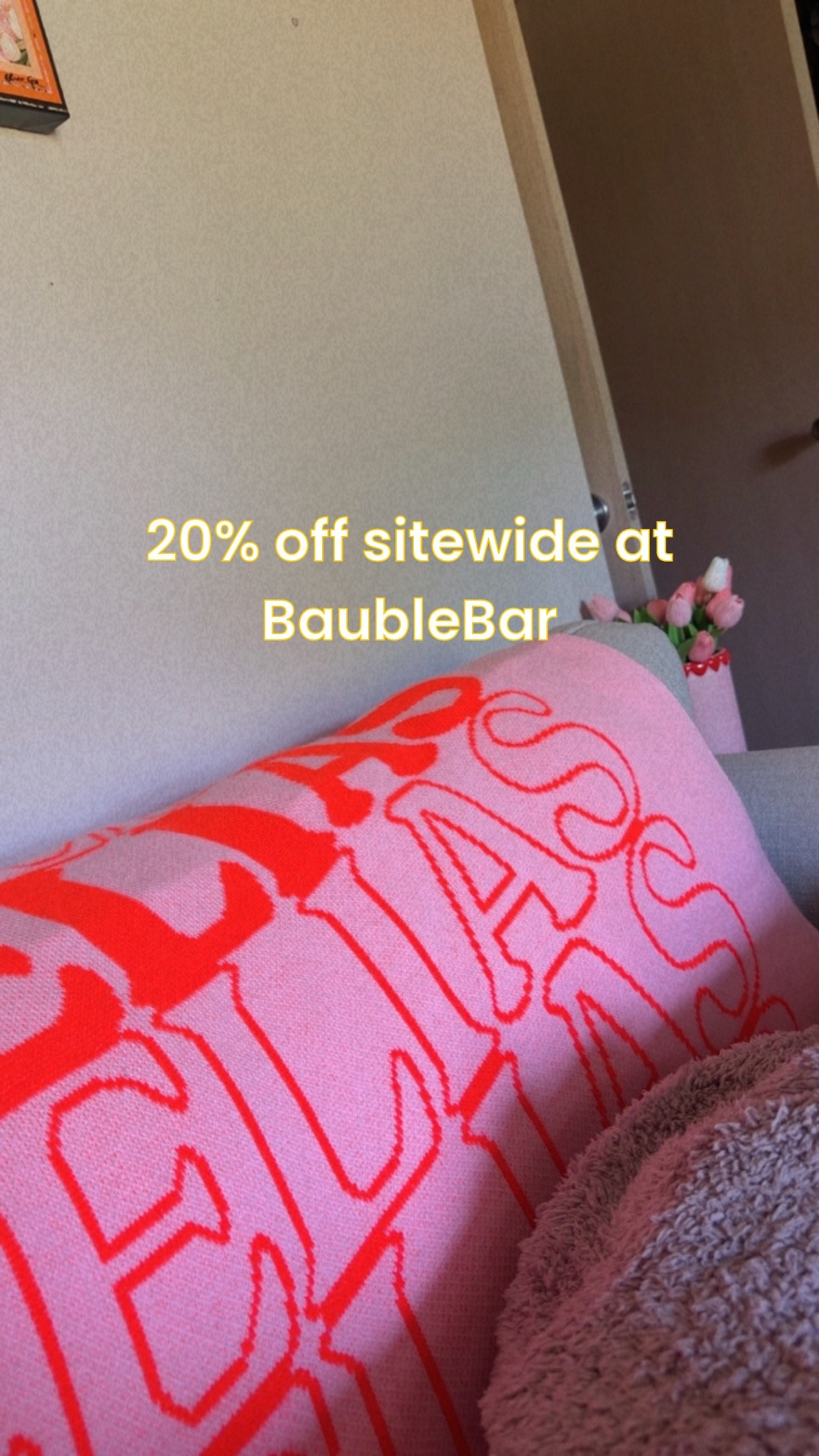 Everything is 20% off at BaubleBar including $10 stacking bracelets!! Yes, custom items like my blanket are included in the sale too! 💖💖

#LTKMothersDay #LTKSaleAlert #LTKHome