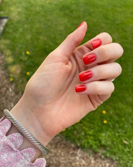 My favorite summer nail color - Viva OPI!
.
Red orange nail Polish summer nails 

#LTKfindsunder50 #LTKSeasonal #LTKbeauty