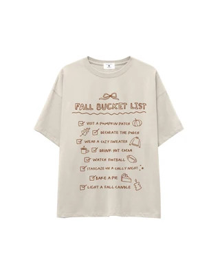 Fall Bucket List Tee | Staykation