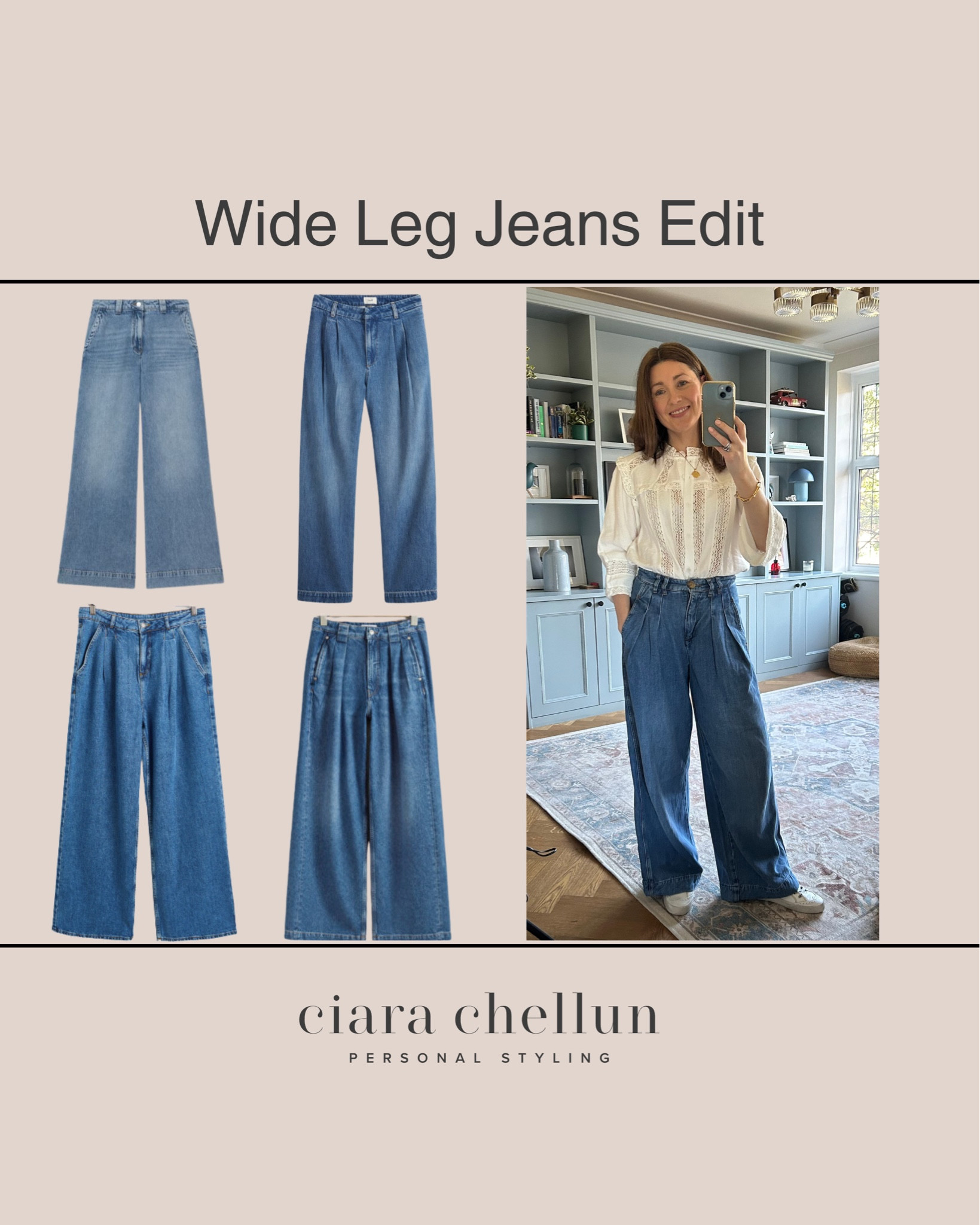 Wide leg jeans edit

#LTKeurope #LTKstyletip