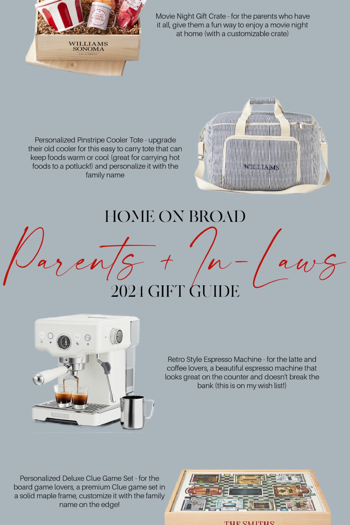Parents & In-Laws 2024 Gift Guide! 



#LTKSeasonal #LTKGiftGuide #LTKHoliday