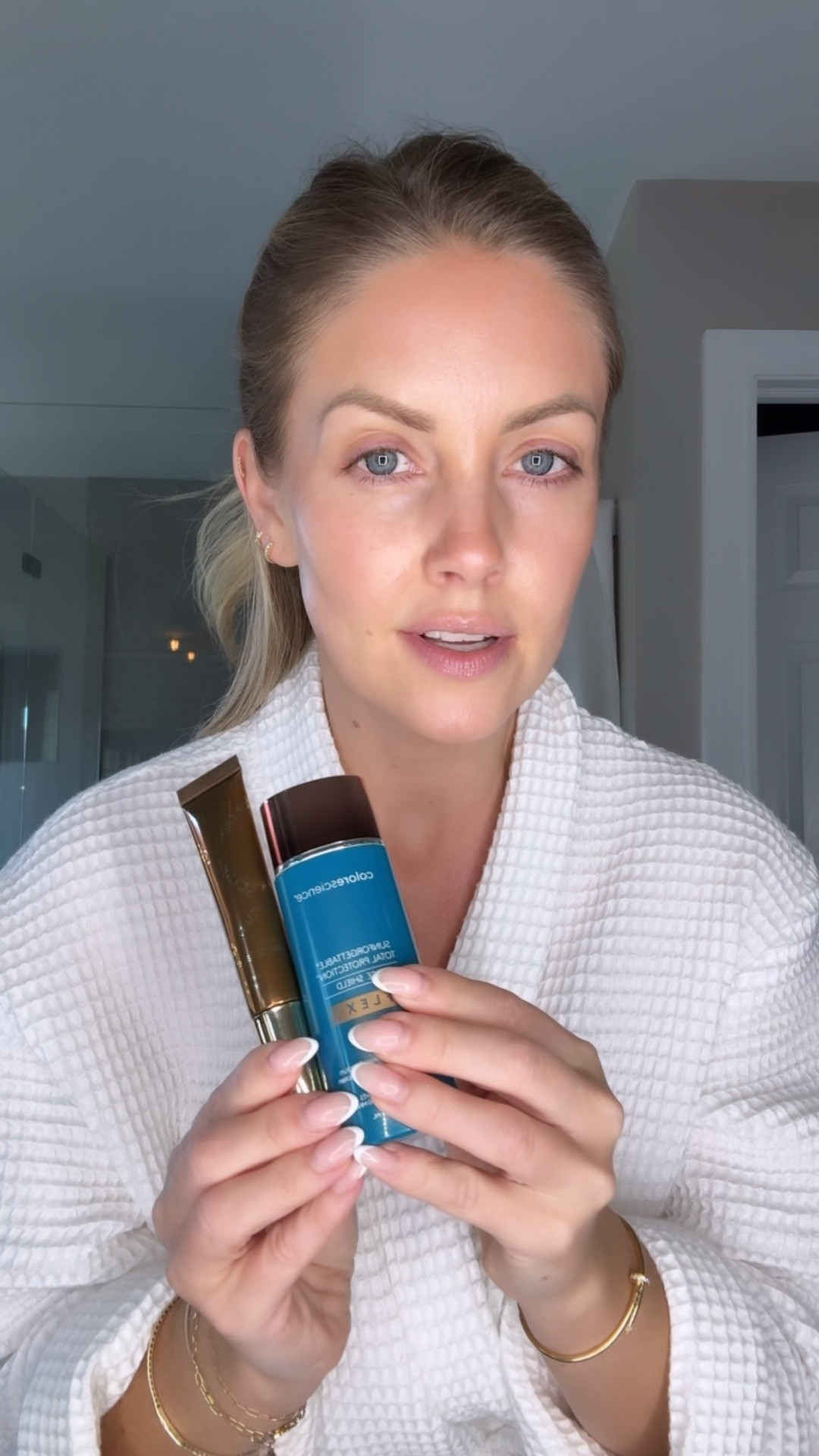 Makeup tip #2: pump Foundation & concealer on the back of your hand and evenly distribute onto your brush before applying - 1 pump is usually enough!
Sculpt Tape: cool bronze 
Foundation: Vienna
Concealer: Silk
Bronzer: 100

#LTKSaleAlert #LTKBeauty #LTKOver40