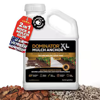 XL Mulch Anchor - Mulch Glue and Pea Gravel Stabilizer for Light Foot Traffic, Ready to Use, Non-... | The Home Depot