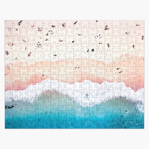 Aerial Sandy Beach Jigsaw Puzzle by The-Drone-Man | Redbubble (US)