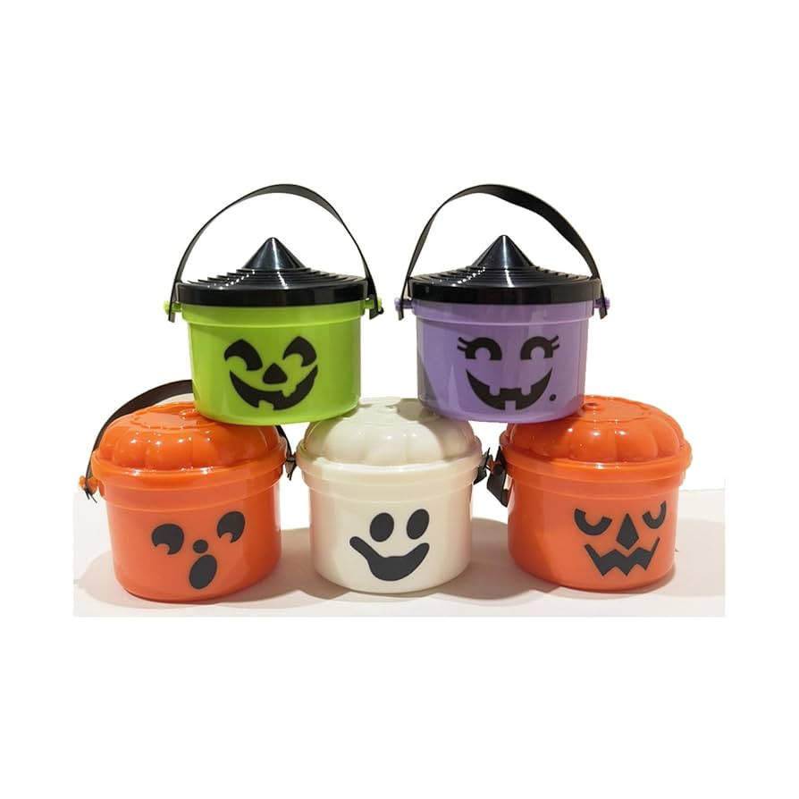 Spooky Mini Boo Bucket Figurines, Mini Boo Halloween Candy Bowl, Trick or Treat Event Props for H... | Amazon (US)