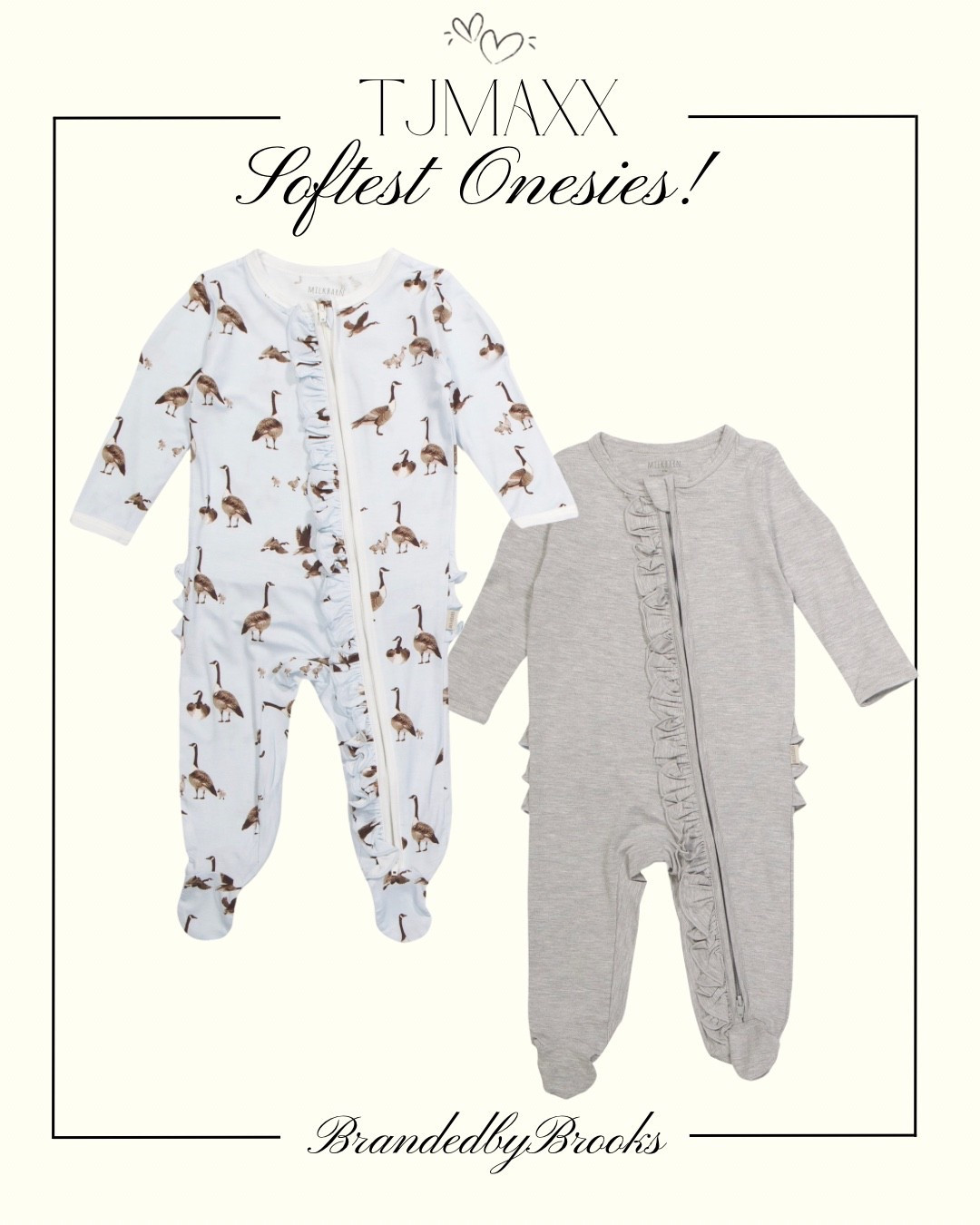 The sweetest little girl onesies! 🎀🤍 And only $12.99! These adorable sleepers are so soft, cozy, and perfect for your baby girl’s wardrobe. 🦆✨

Such a cute find at such a good price! 🎀

#LTKmomlife #LTKBaby #LTKBump