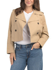 Cotton Talia Trench Coat | Designer Clothing | Marshalls | Marshalls