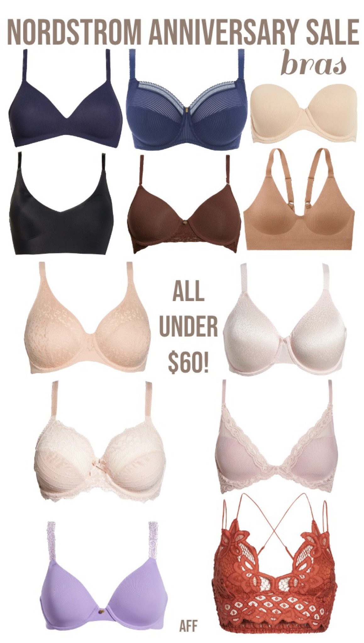 Nordstrom Anniversary Sale Bras! All of the sale bras will be under $60! Sizes range from 28A-44I and all styles come in multiple colors.

……………….
nordstrom bras, nordstrom sale finds, nordstrom sale under $50, Nordstrom sale under $100, Nordstrom sale bras, underwire bra wireless bra, wire free bra, push up bra, t-shirt bra, best bra under $50, best strapless bra, best bra under $100, full coverage bra, best strapless bra under $50, sports bra, alo sports bra, full figure bra, plus size bra, back smoothing bra, balconette bra, Demi bra, lace bra, wireless push up bra, natori bra, wacoal strapless bra, wacoal red carpet strapless bra, convertible bra, side support bra back to school essentials, college essentials, college must haves

#LTKunder50 #LTKxNSale #LTKcurves