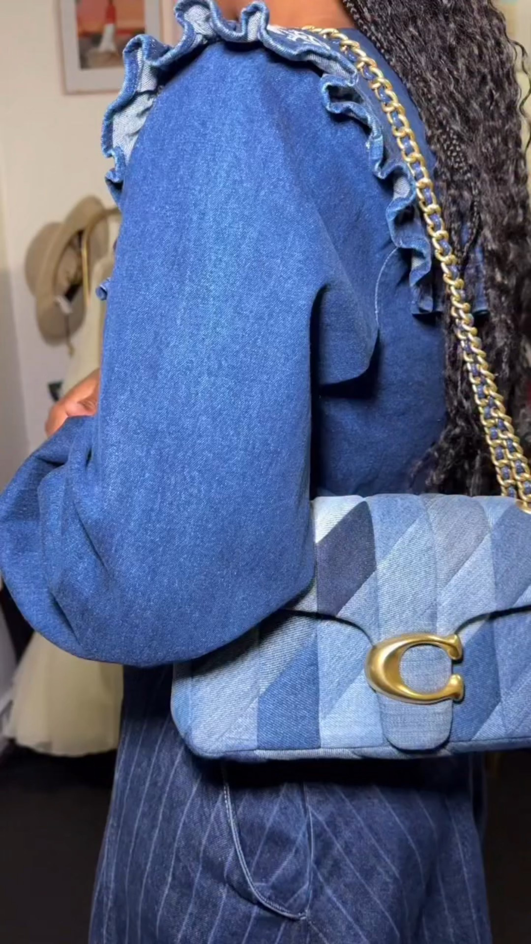 Unboxing the denim dream 💙👜 My Coach Tabby has officially joined the lineup.

#coachtabby

#LTKGiftGuide #LTKSaleAlert