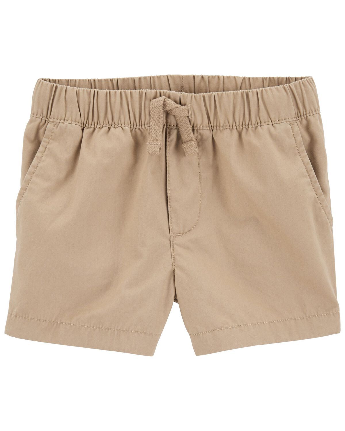 Khaki Toddler Pull-On Poplin Shorts | oshkosh.com | OshKosh B'gosh