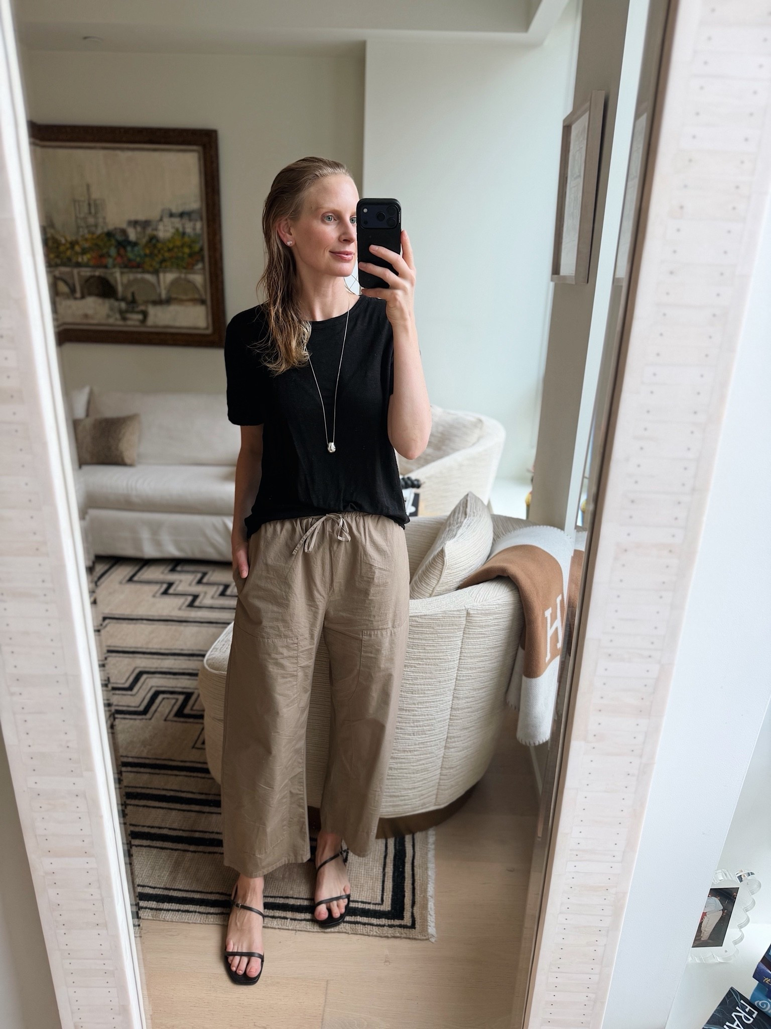 Today’s WFH look! Wearing a small in the tee & pants.

#LTKootd