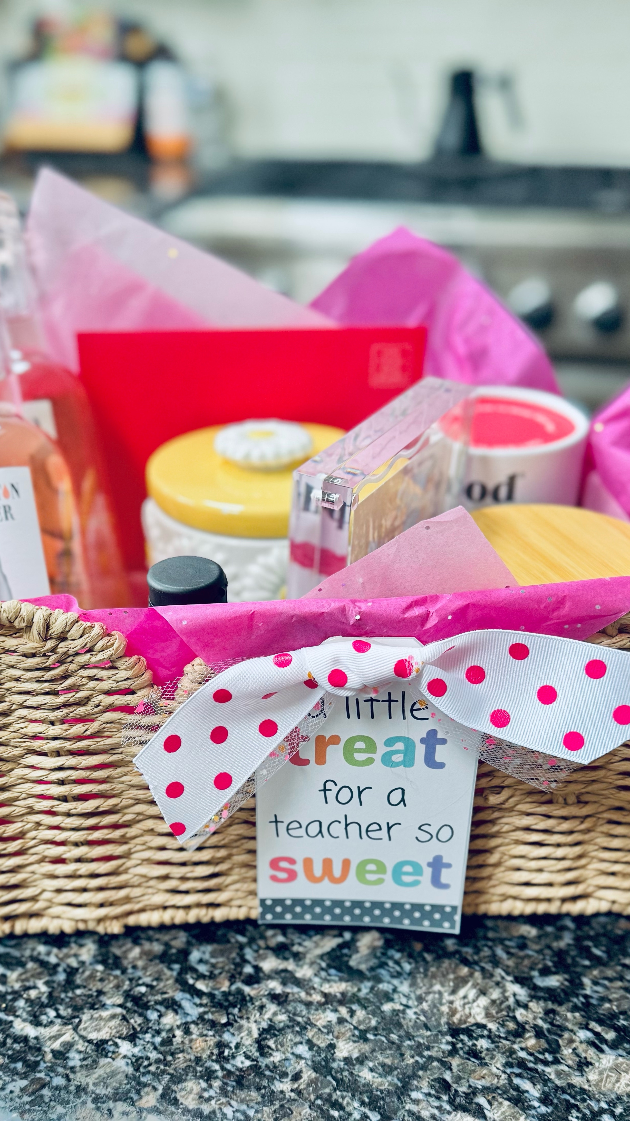 Teacher Appreciation Week: FINAL DAY!
Rosé, sweets, class photo, & all her faves in one perfect basket!
She’s the real MVP!

#LTKGiftGuide
