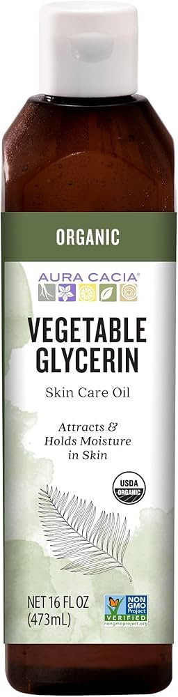 Aura Cacia Organic Skin Care Oil, Vegetable Glycerin, 16 Fluid Ounce | Amazon (US)