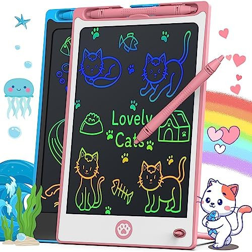 Hockvill LCD Writing Tablet for Kids 8.8 Inch, Toys for Girls Boys Drawing Pad for 3 4 5 6 7 Year... | Amazon (US)