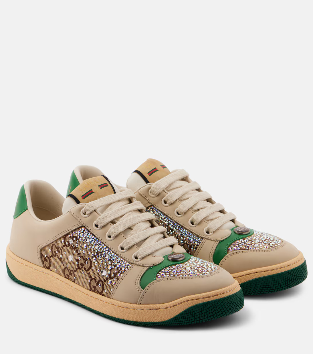 Screener embellished leather sneakers | Mytheresa (US/CA)
