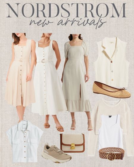 Nordstrom neutral new arrivals! I just grabbed this sleeveless top and love it. 

Neutral dresses
Spring dresses 
Spring shoes 
Neutral sneakers 

#LTKSeasonal #LTKworkwear #LTKover40