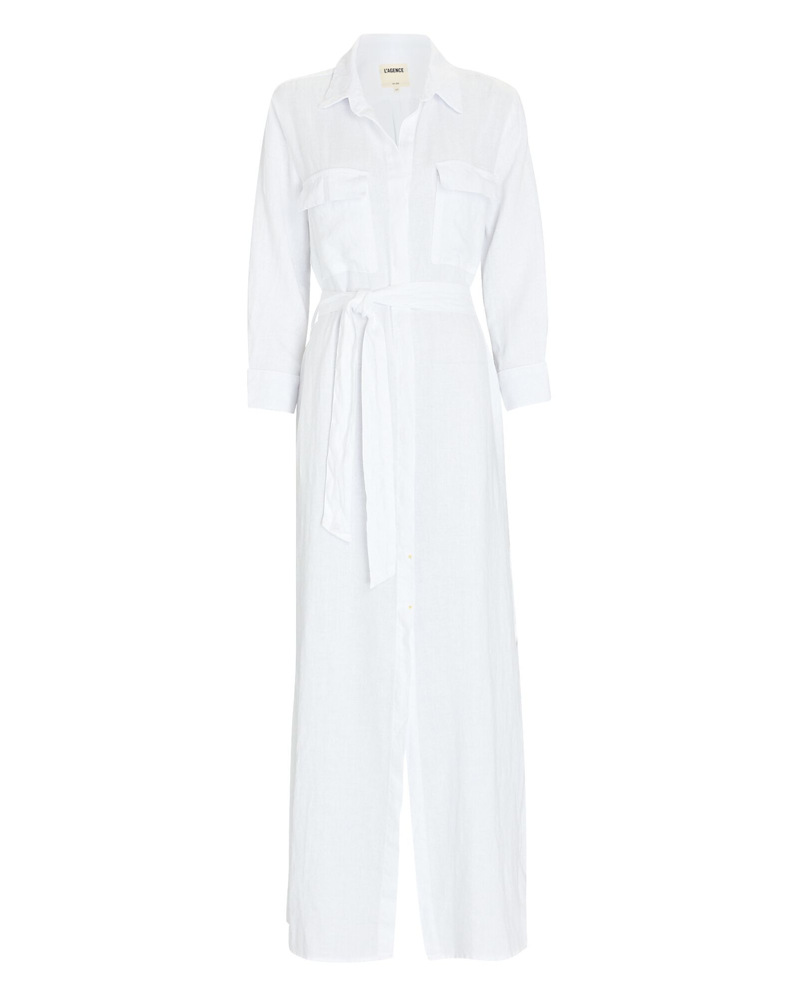 Cameron Linen Maxi Shirt Dress | INTERMIX