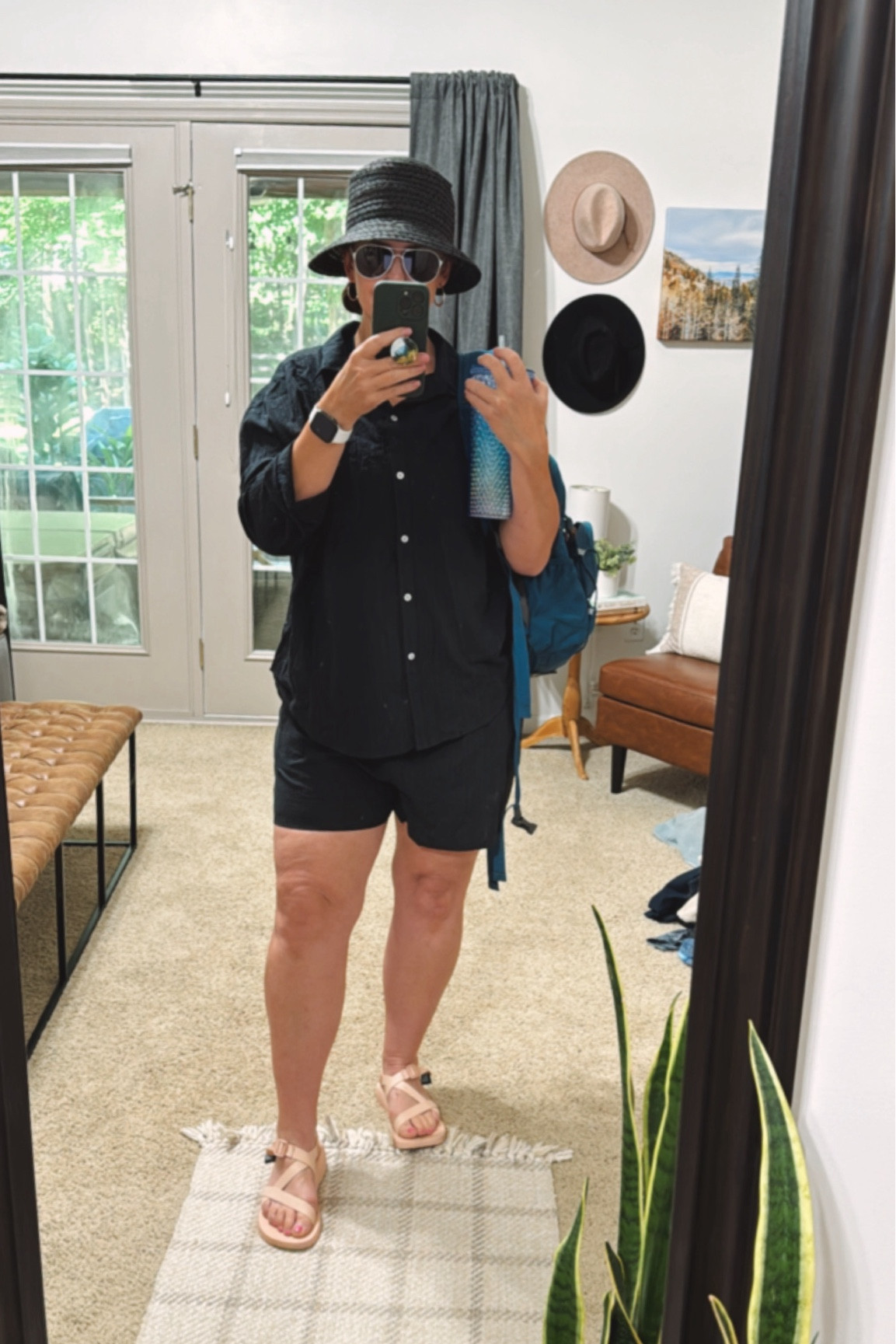 Boat Day! Swimsuit coverup. Shorts set
Coverup set comes in several colors including this black  

#LTKMidsize #LTKSwim #LTKSummerSales