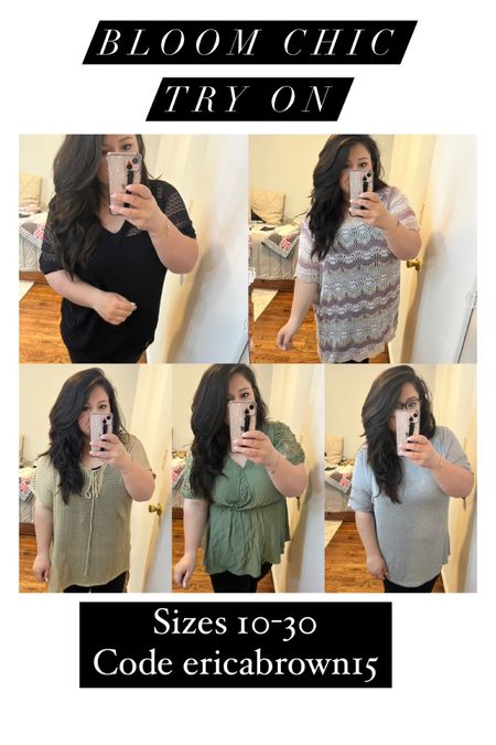 Bloomchic try on!

Wearing a size 20 in all but the stripes. That one is a 22!

Great tops for spring and summer at a great price. 

#LTKstyletip #LTKcurves #LTKunder50