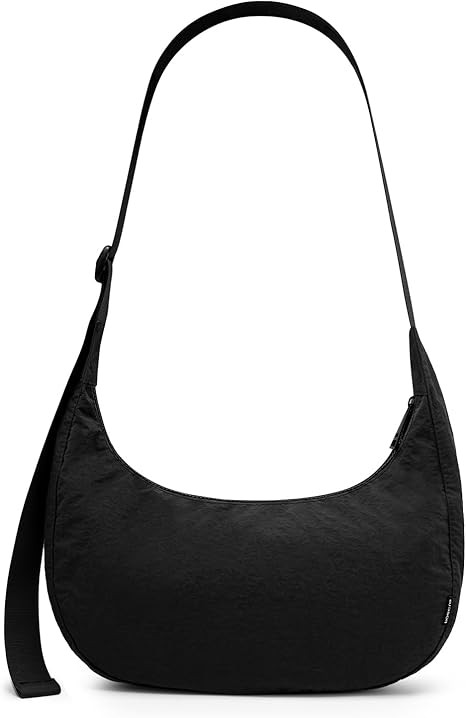 Iioscre Medium Crossbody Crescent Bag for Women Men Trendy, Nylon Crossbody Hobo Bag with Adjusta... | Amazon (US)