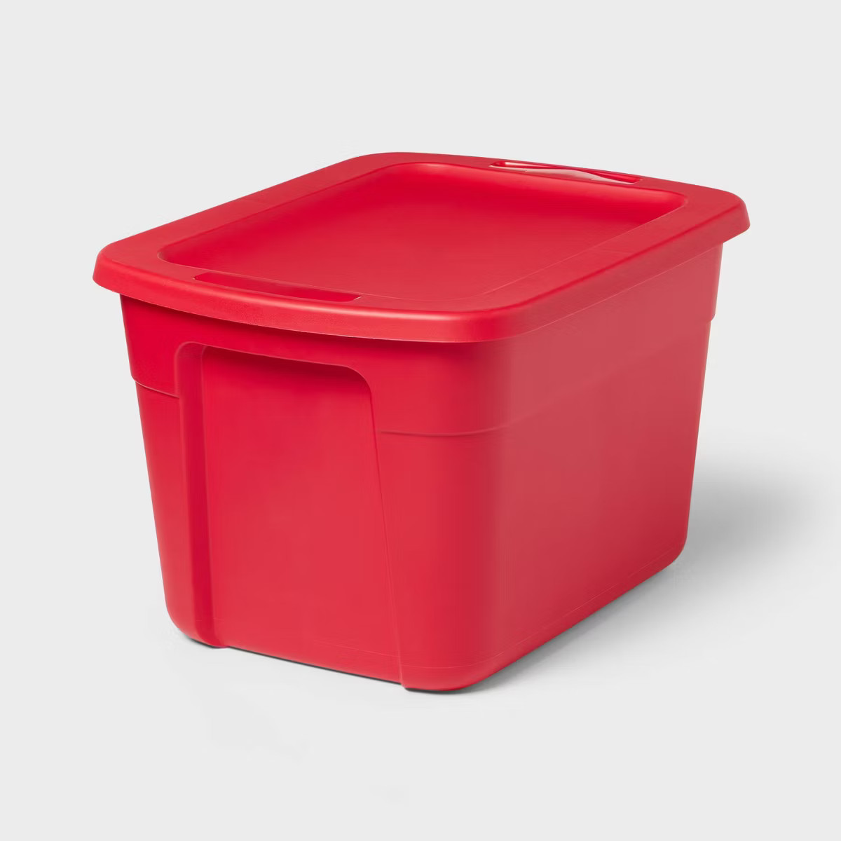 18gal Non-Latching Tote - Rocket Red - Brightroom™: Stackable Plastic Utility Storage, 18gal Ca... | Target