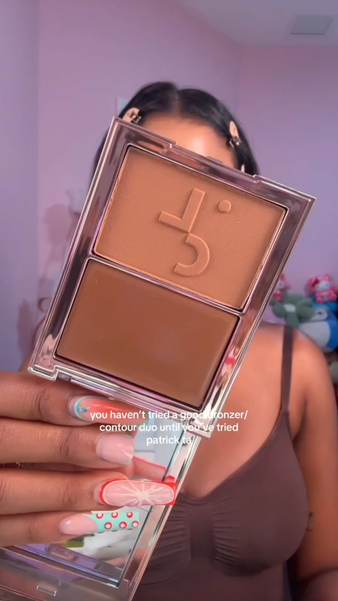 the bronzer/contour duo you needdd im your routine @patricktabeauty @sephora 🤎 shade she’s bronzed” #makeup #patrickta #sephora #bronzer #patricktabeauty