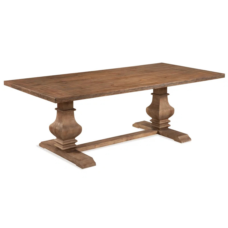Greyleigh™ Tekamah Pine Solid Wood Dining Table | Wayfair North America
