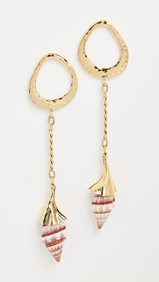 Spiral Shell Earrings | Shopbop