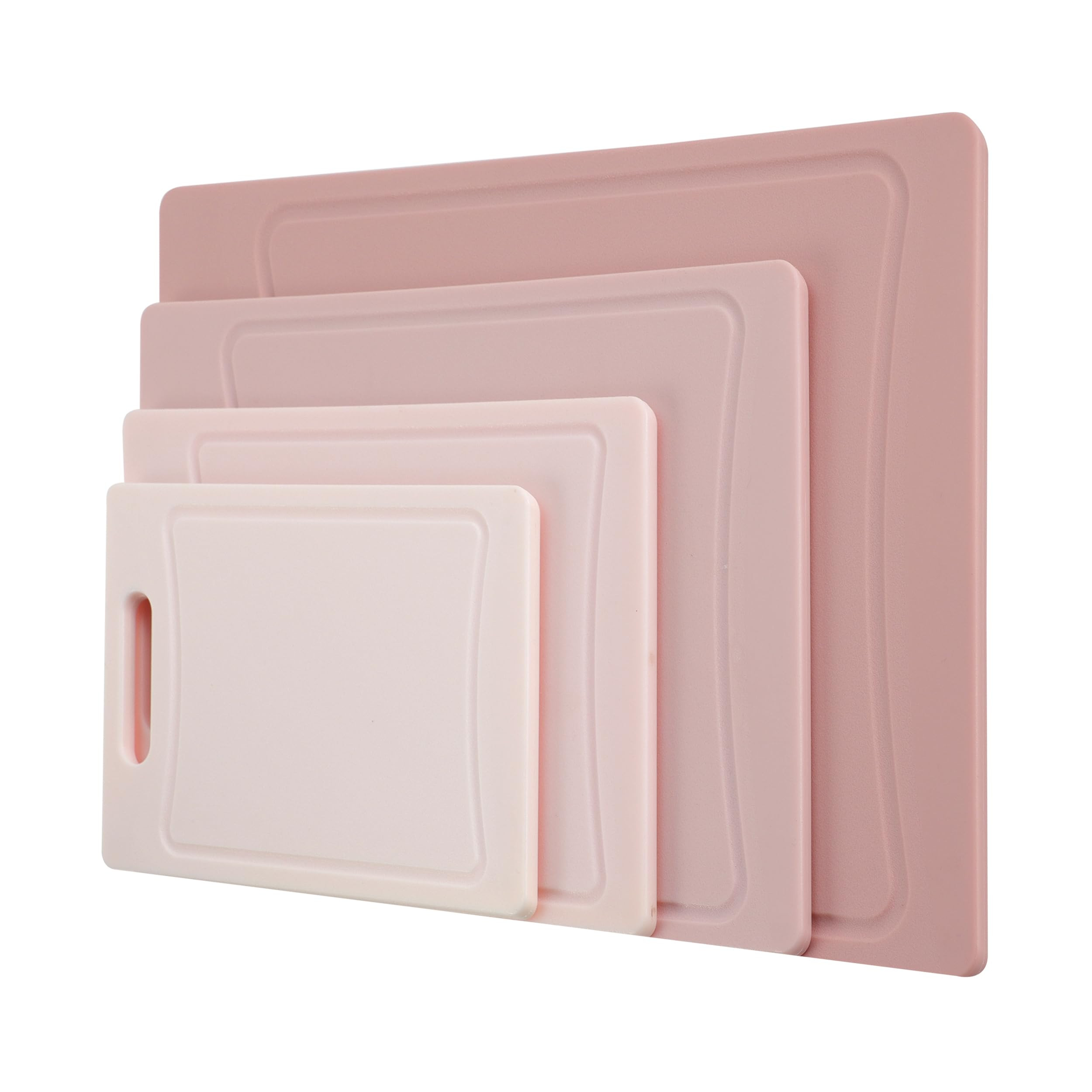 COOK WITH COLOR Non-Slip Cutting Board Set – Kitchen Essentials with Easy Grip Handle for Meat,... | Amazon (US)