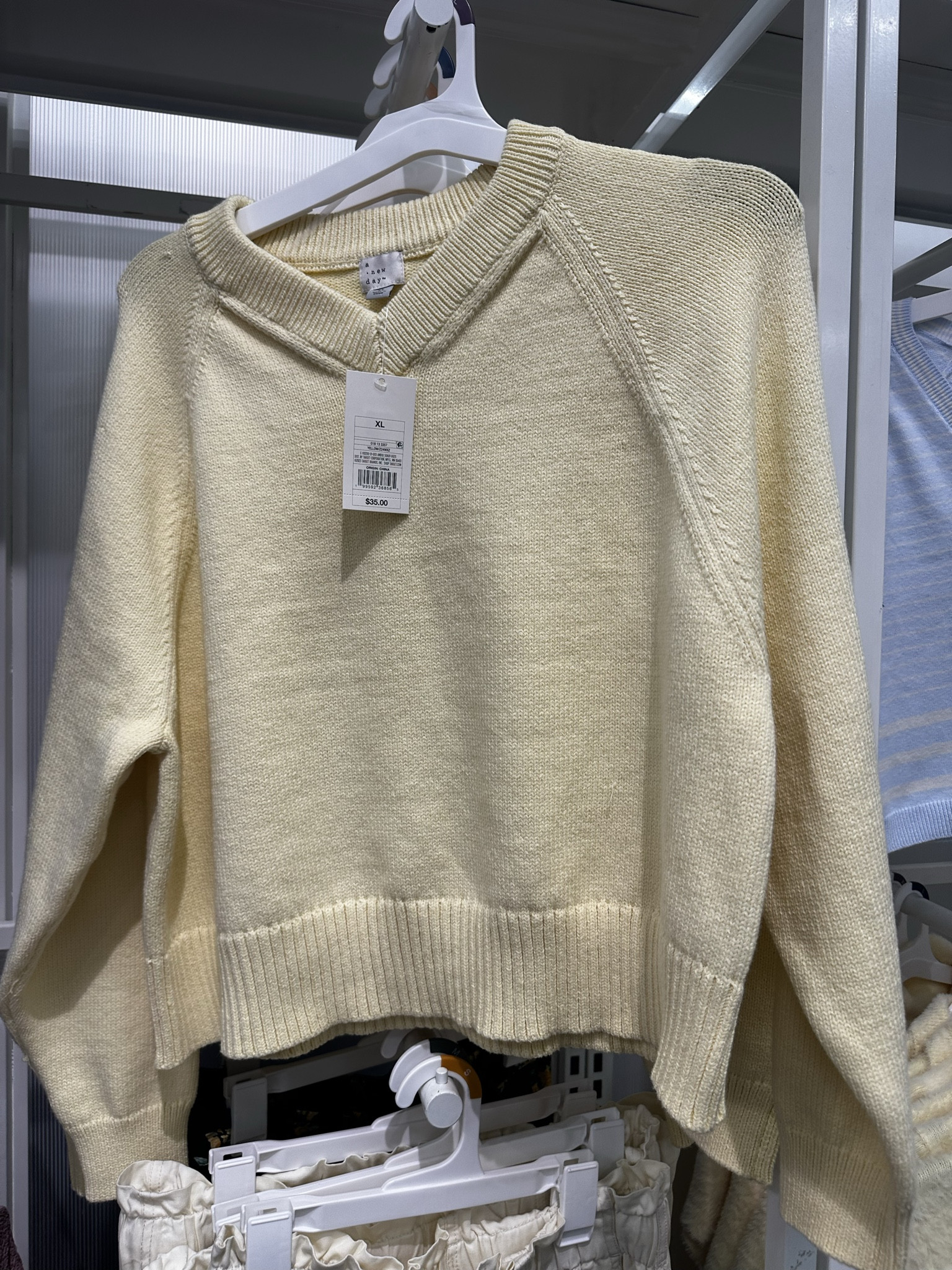 Yellow sweater 