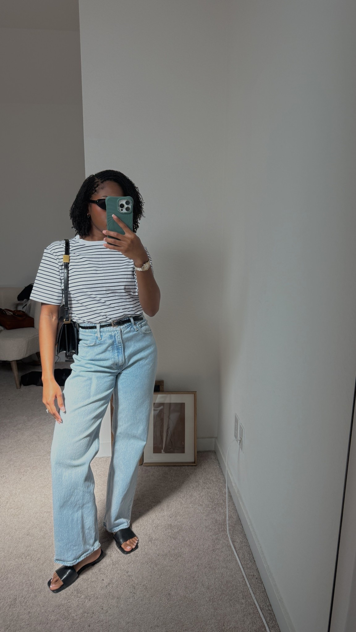 Casual spring outfit 

Striped shirt, light wash jeans 

#LTKSpringSale #LTKSeasonal #LTKStyleTip