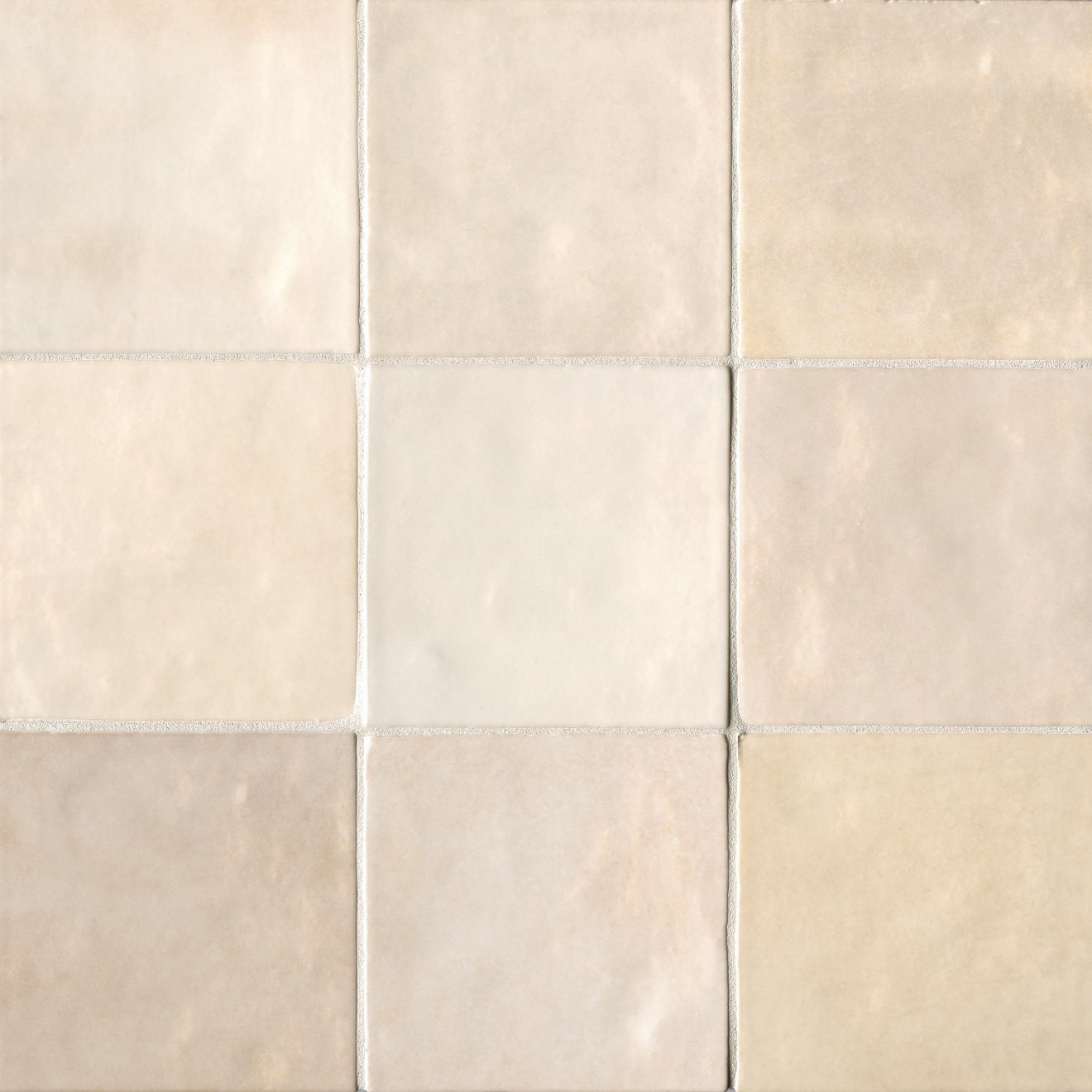 Cloe 5" x 5" Ceramic Tile in Creme | Bedrosians Tile & Stone